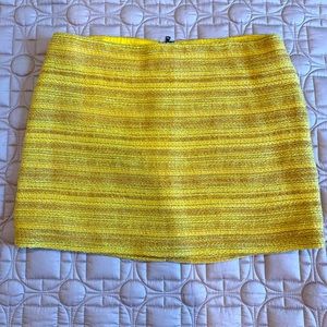 Alice Olivia yellow mini skirt